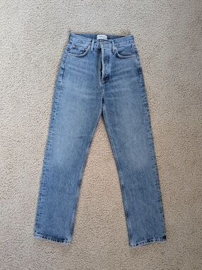 Agolde 90s Pinch Waist High Rise Straight Jeans, Size 23
